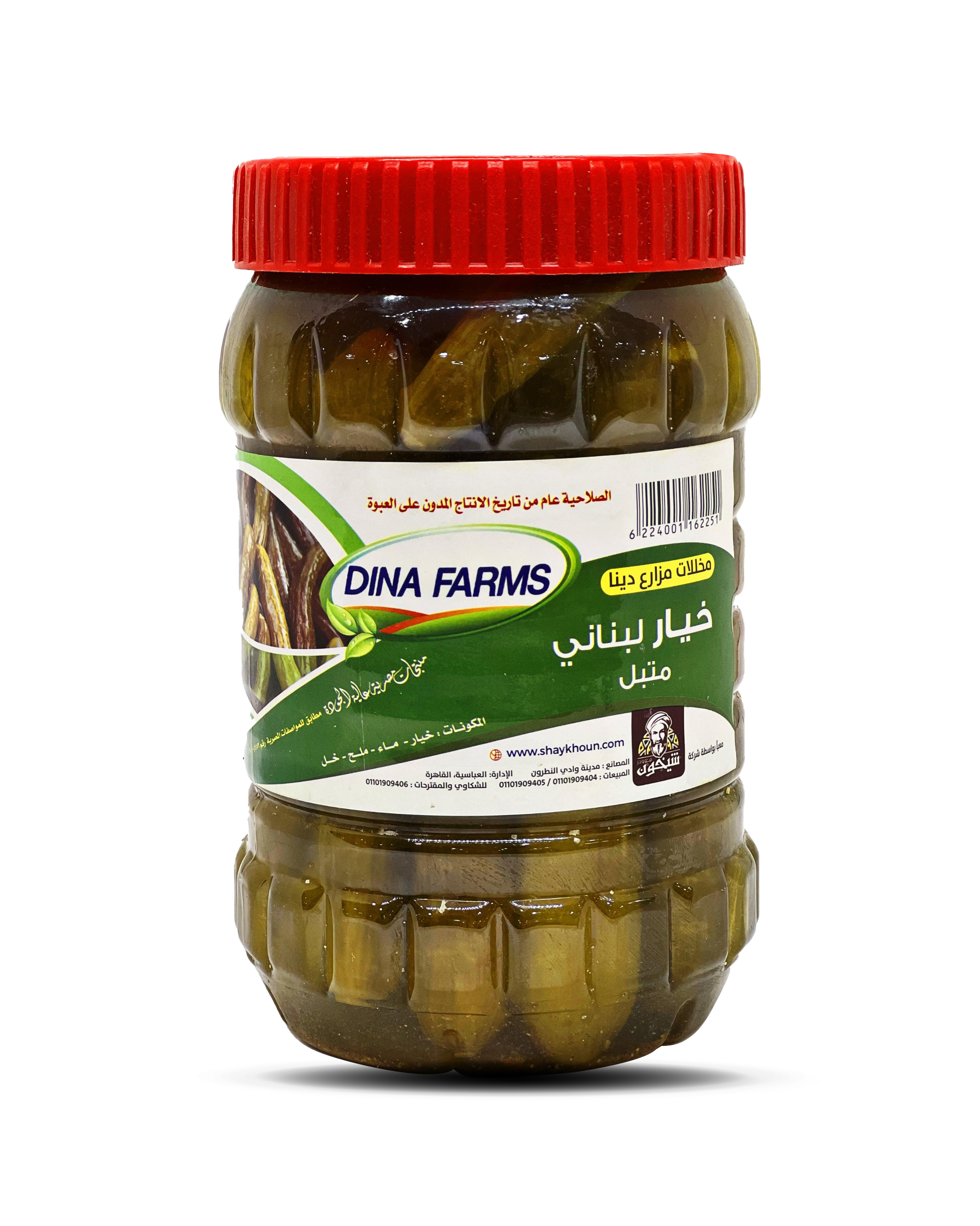 Dina Foods Lebanese Pickled Cucumbers (1kg)