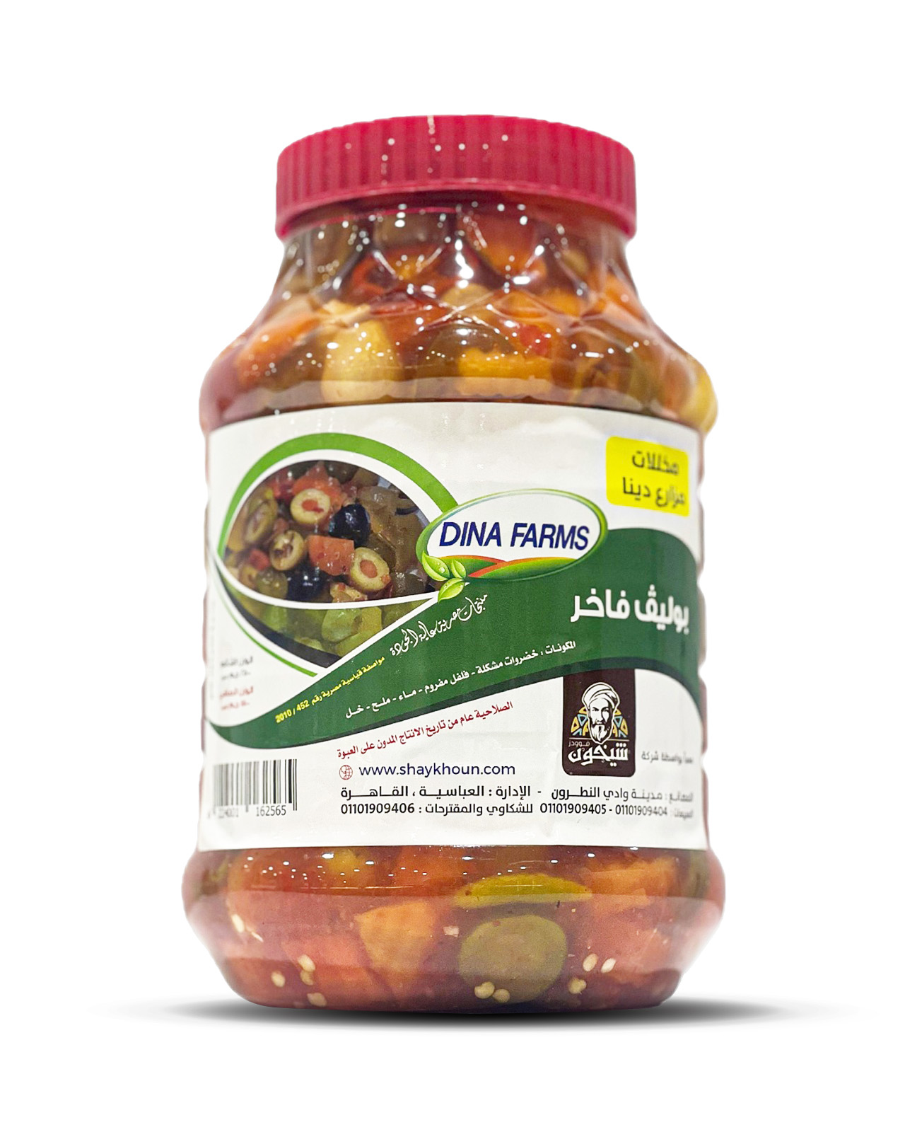 Dina Foods Mixed Pickled Vegetables 2.5kg