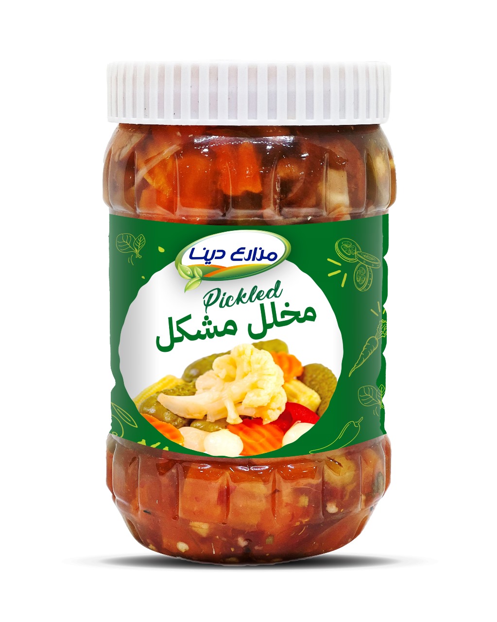 Dina Foods Mixed Pickles (1kg)