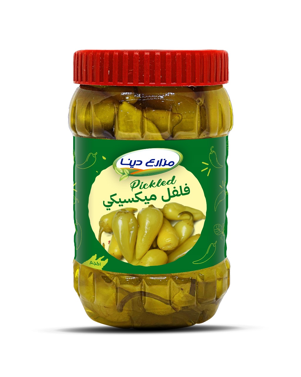 Dina Foods Pickled Mexican Peppers (1kg)