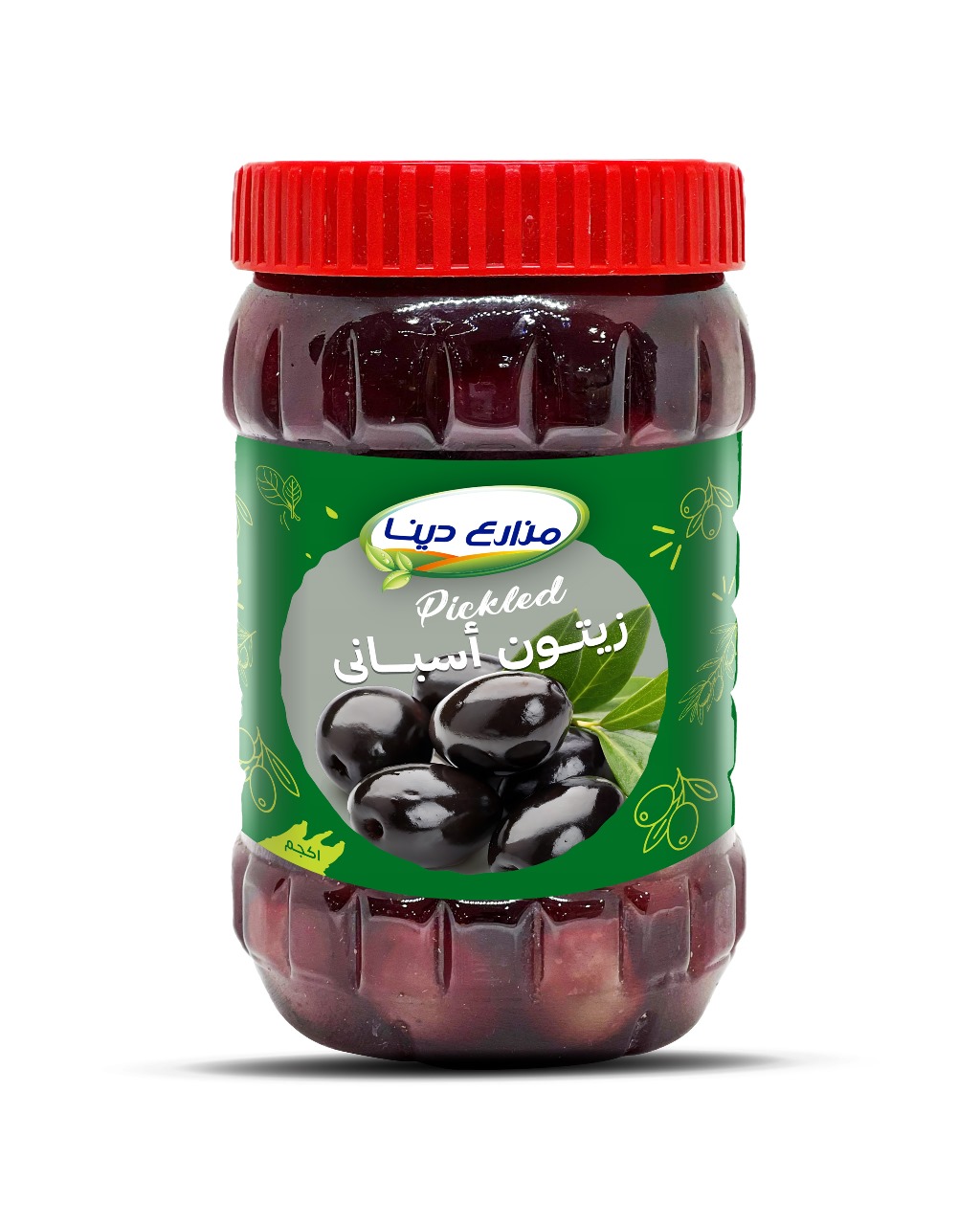 Dina Foods Spanish Green Olives 1kg